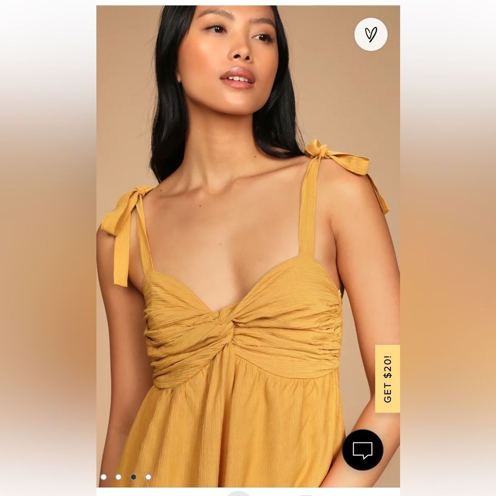 Lulus gold jumpsuit
